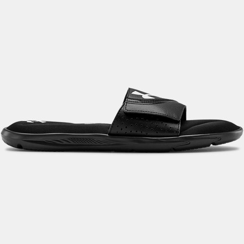 Under Armour Men's Ignite VI Slide Sandals (Black / White)